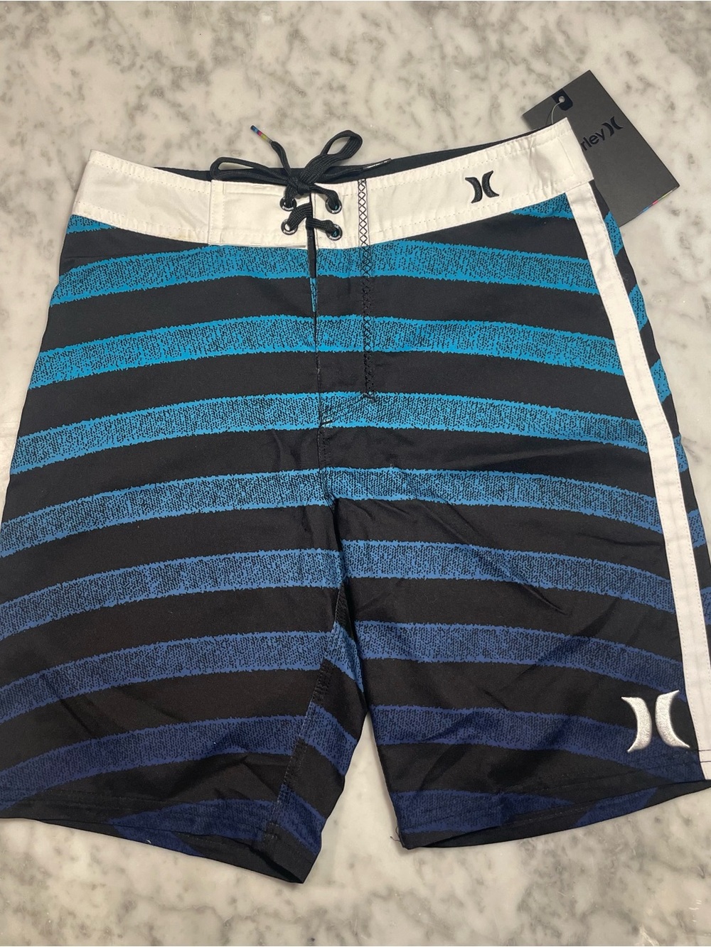 Vintage Hurley Boys Stripe Boardshorts